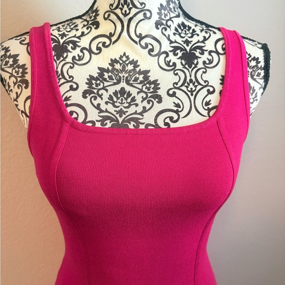BABATON Granita Pink Sculpt Knit Mini Dress - Picture 4 of 8